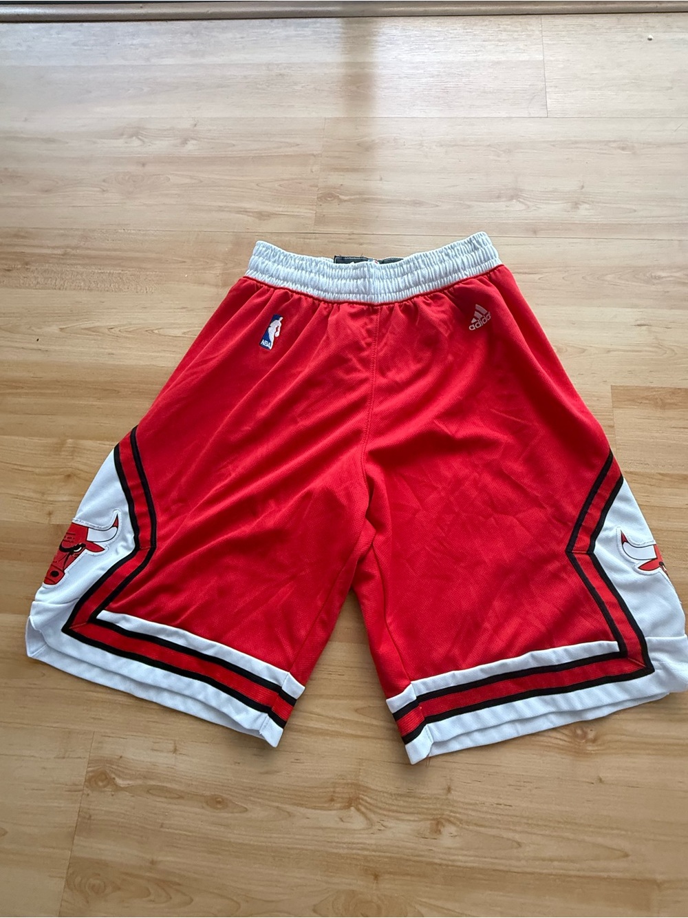 Adidas NBA Chicago Bulls Red Basketball Shorts